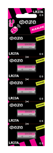 Элемент питания Фaza LR 23A BL5 (кратно 5)