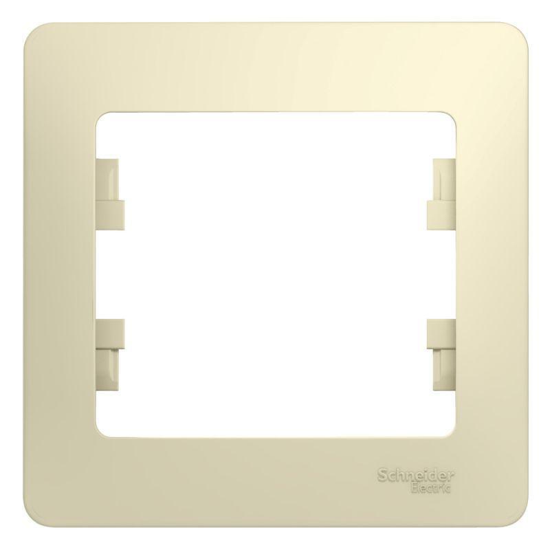 Рамка 1-м Glossa беж. SchE GSL000201