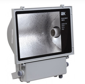 Прожектор металлогалогенный  IEK ГО03-250-01 250Вт E40 серый симметричный IP65