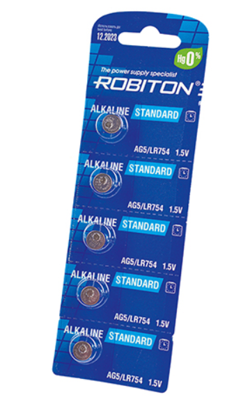 Элемент питания ROBITON STANDARD AG5 BL10