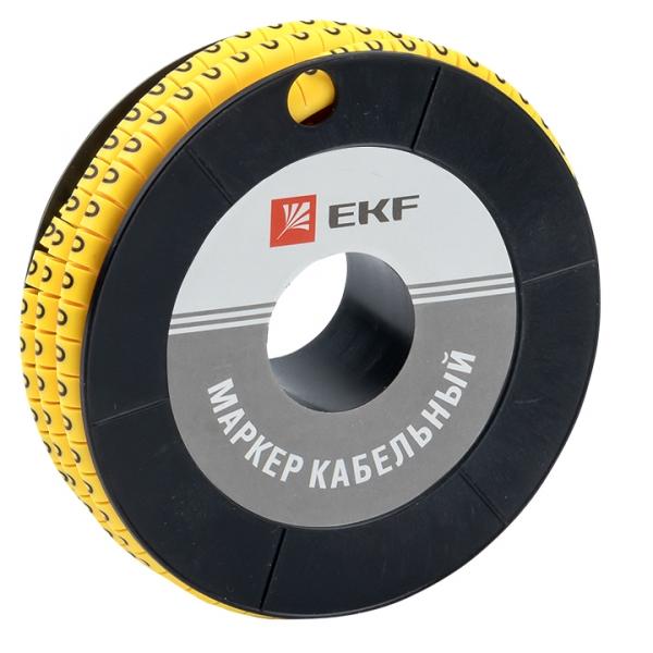 Маркер-кабельный 1,5кв.мм "0" (к-1000ед) (ЕС-0) EKF